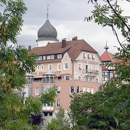 Schoene Aussicht Hotel Bad Friedrichshall Exterior photo