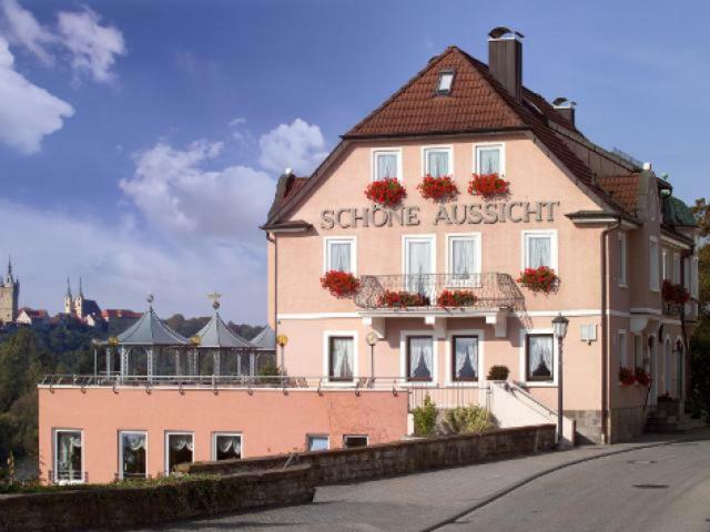 Schoene Aussicht Hotel Bad Friedrichshall Exterior photo